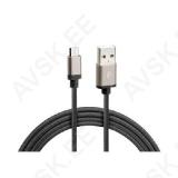 Micro usb tugevdatud laadimisjuhe 1m