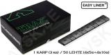 Liimitav tasakaal 3.8mm. karp 50x60g (4x5+4x10) fe. must pulberv (trax standard)