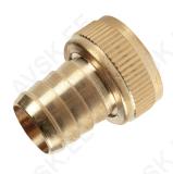 Brass hose connector with female thread F1/2", 12 mm