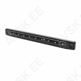 LD999 "GRAPHITE" KÜLJETULI LED PIKK PUNANE TUMEDA KLAASIGA 254X24MM 12/24V 9LED