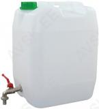 Veoki veekanister 20l plastist. metallist kraaniga