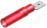 TERMOKAHANEV JUHTMEOTSIK LAPIK "ISA" PUNANE 6.3X0.8MM 100TK M+