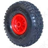 Pneumatic wheel 10*3.50-4" PLAST/20mm ASS