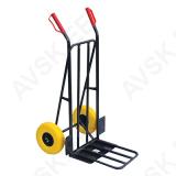 Sack truck, foldable, 2 polyurethane wheels 150kg