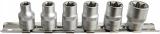 6-os. 3/8" torx padrunite komplekt e8-e18. siinil triumf