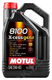 Motul 8100 x-cess gen2 5w40 a3/b4 5l