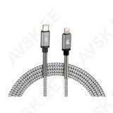 Laadimisjuhe USB Type C > Lighting 1m valge