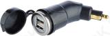 DIN PISTIK -> 2XUSB 3.3A 12/24V CARMOTION