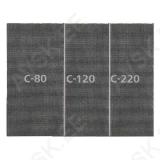 Easy-Fix Sanding Pad Set for plasterboard 115 x 230 mm, 5pcs, silicium-carbide grit 80,120,220