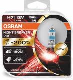 12v h7 pirn 55w px26d night breaker +200% hcb 2tk osram