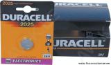 Tablett-patarei, duracell, cr2025, 3v