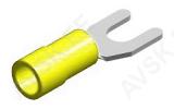 JUHTMEOTSIK HARK/KAHVEL KOLLANE Ø6.5MM BLISTER 5TK M+