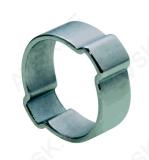 Two-Ear Hose Clamp, 14-17 mm, W1 Steel